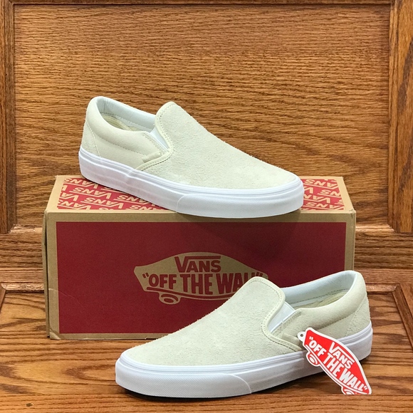 vans turtledove slip on